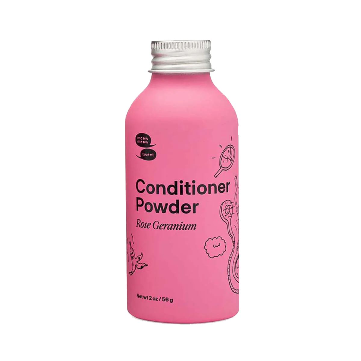 Meow Tweet Conditioner Powder Rose Geranium.