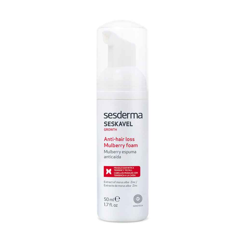 Sesderma SESKAVEL MULBERRY Anti Hair Loss Foam 1 7 fl Oz.