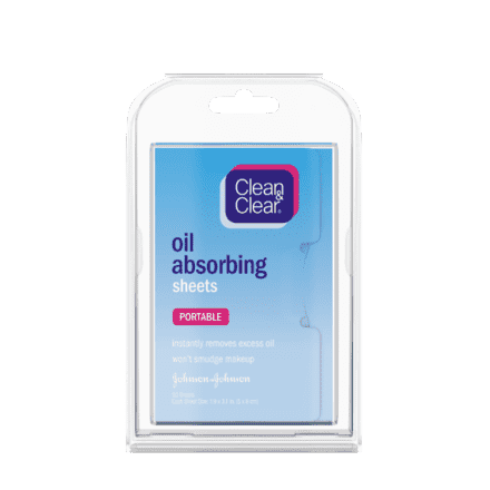 Clean and Clear Oil Absorbing Sheets.