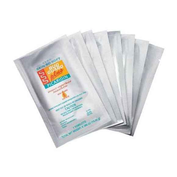 Avon Skin So Soft Bug Guard Plus Picaridin Towelettes.