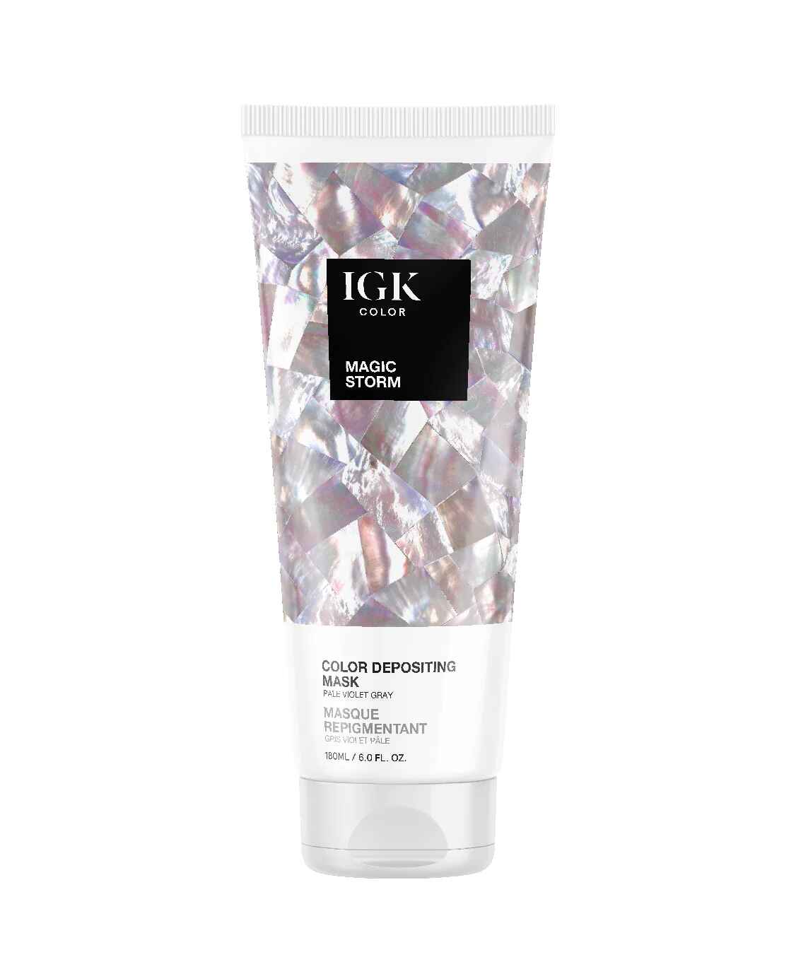 IGK Hair COLOR DEPOSITING HAIR MASK.