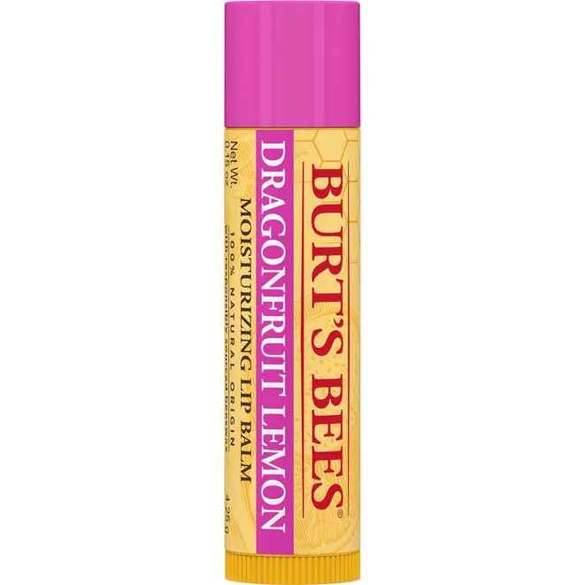Burt's Bees Dragonfruit Lemon Lip Balm.
