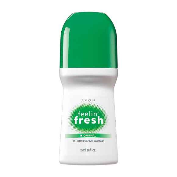 Avon Feelin' Fresh Original Roll-On Antiperspirant Deodorant.