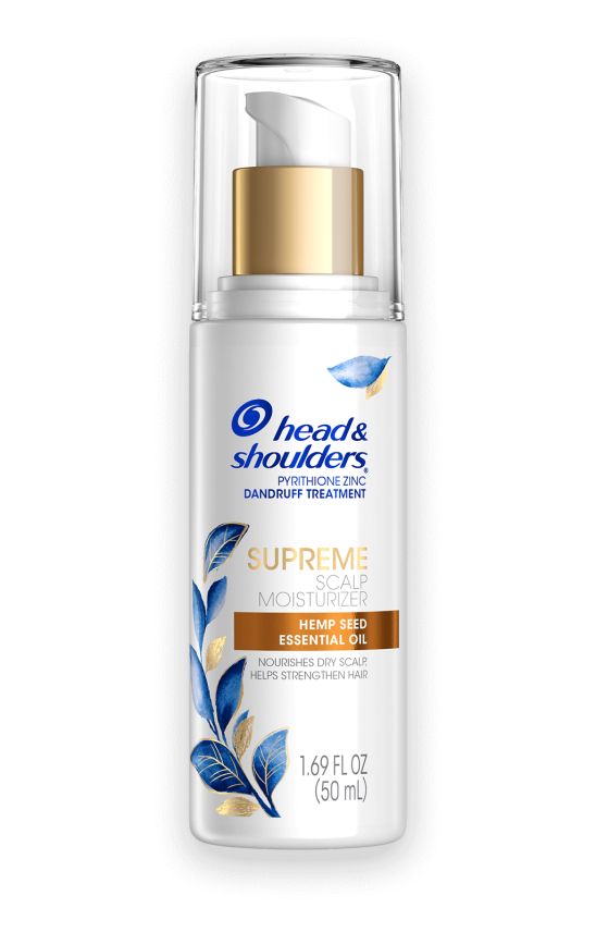 Head and shoulders SUPREME SCALP MOISTURIZER WITH HEMP SEED OIL.
