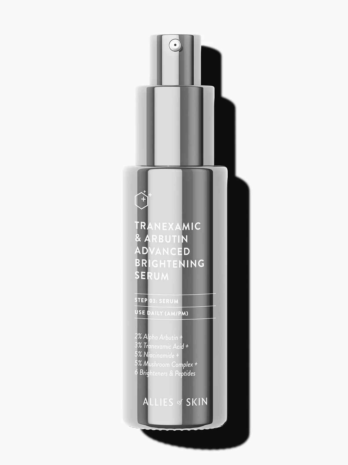 Allies of Skin TRANEXAMIC & ARBUTIN ADVANCED BRIGHTENING SERUM.
