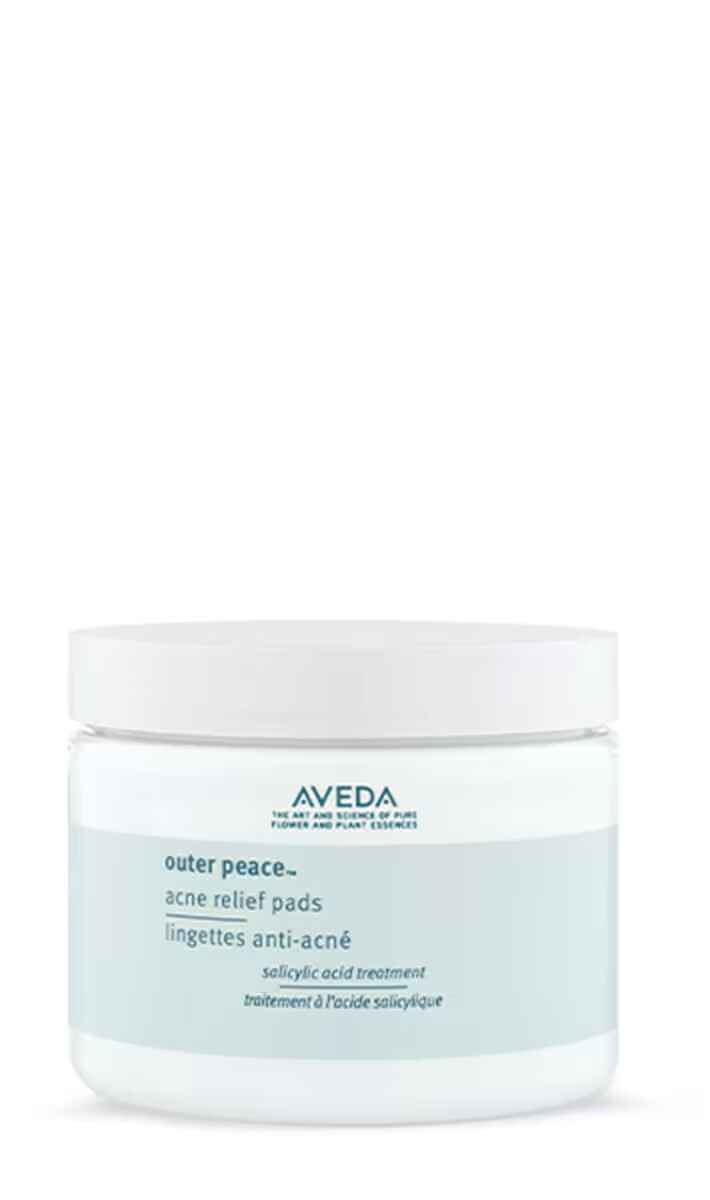 Aveda outer peace acne relief pads.