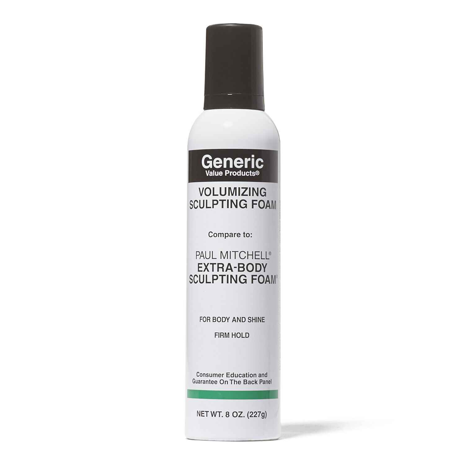 Generic Value Products Volumizing Sculpting Foam Compare to Paul Mitchell Extra Body Sculpting Foam.