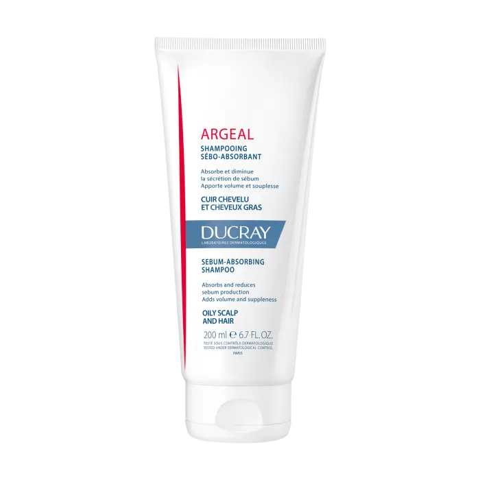 Ducray ARGEAL Sebum absorbing shampoo.