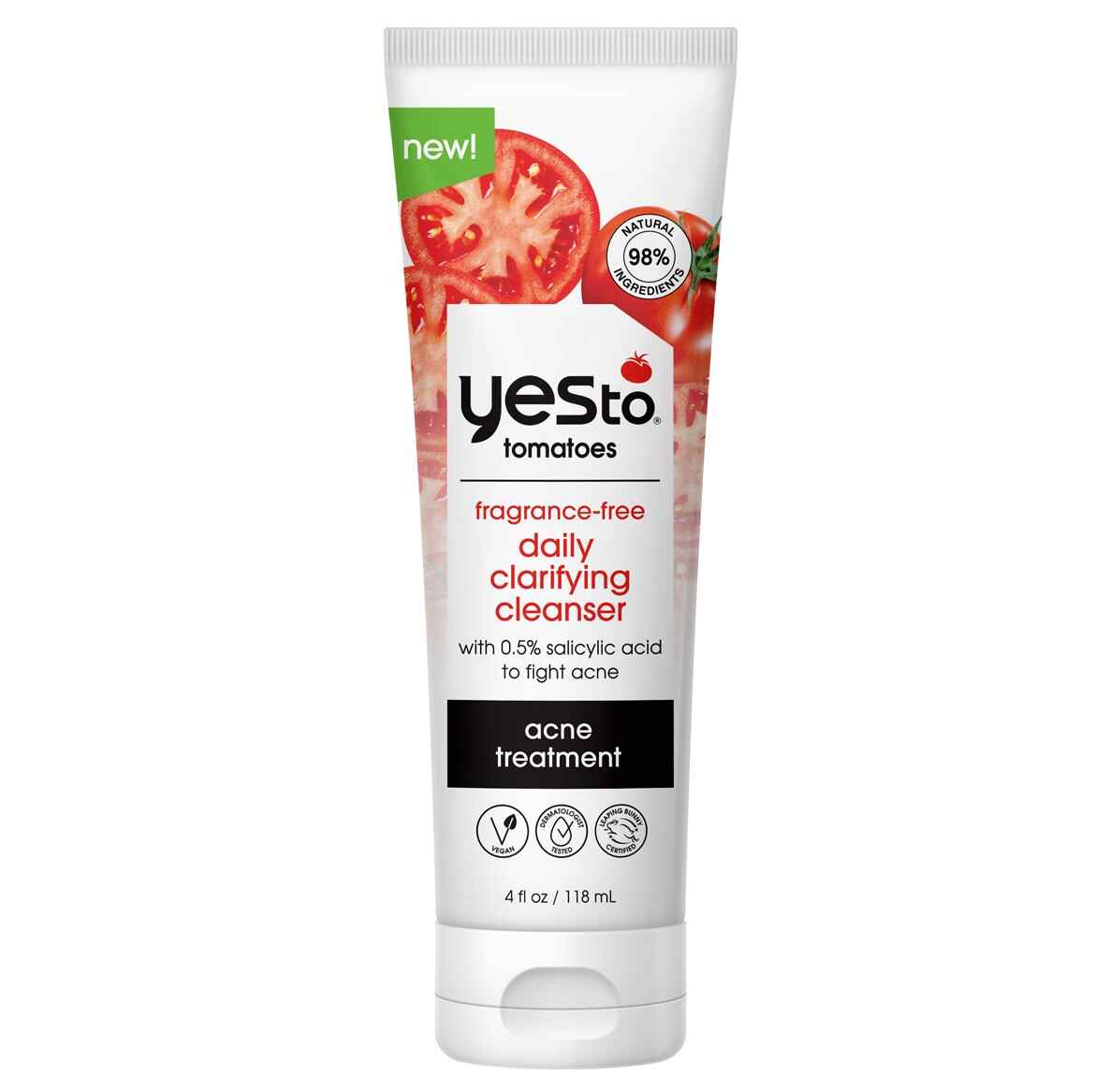 Yes to Tomatoes Fragrance-Free Daily Clarifying Cleanser.