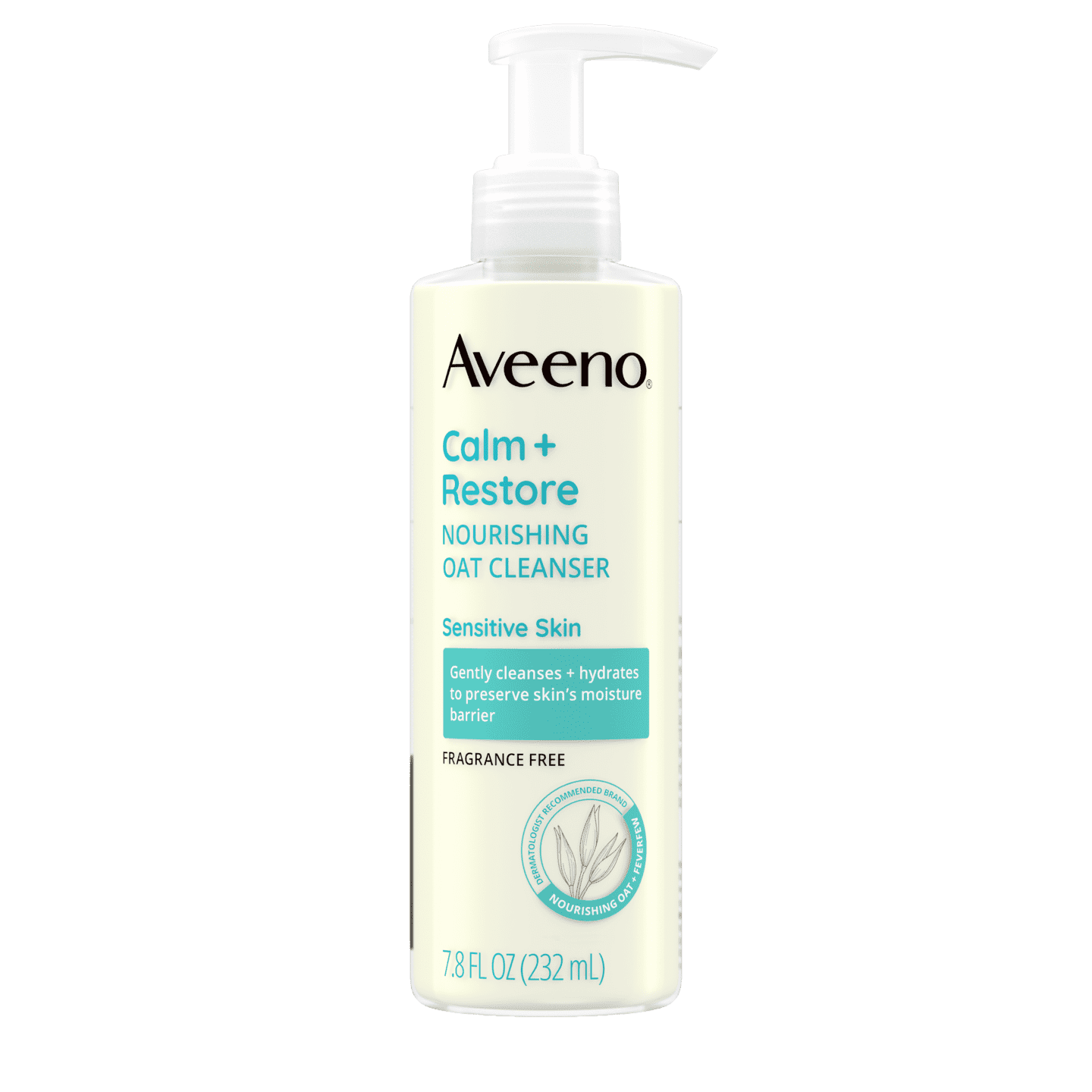 AVEENO CALM + RESTORE™ GENTLE NOURISHING OAT FACE CLEANSER.