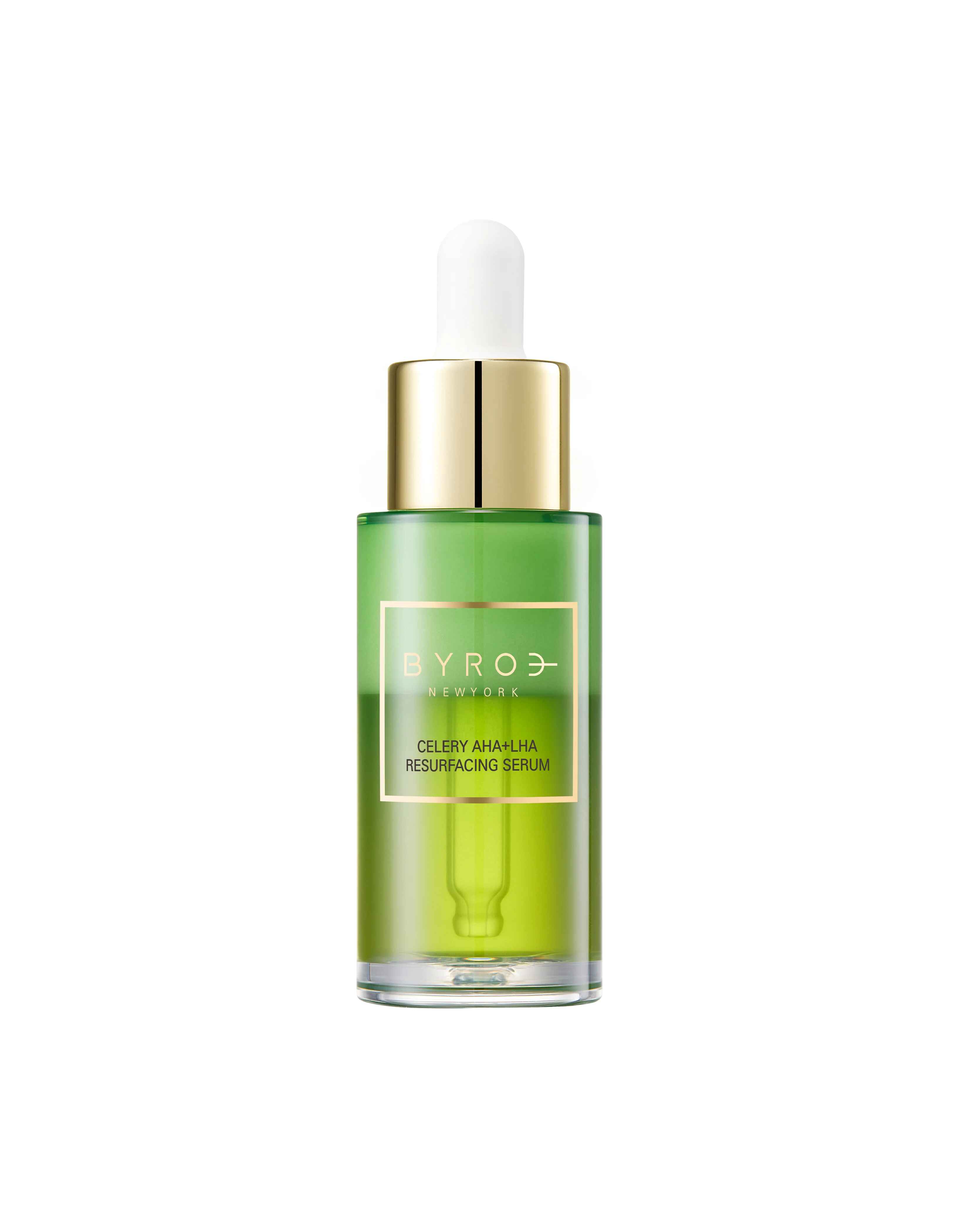 Byroe Celery AHA + LHA Resurfacing Serum.
