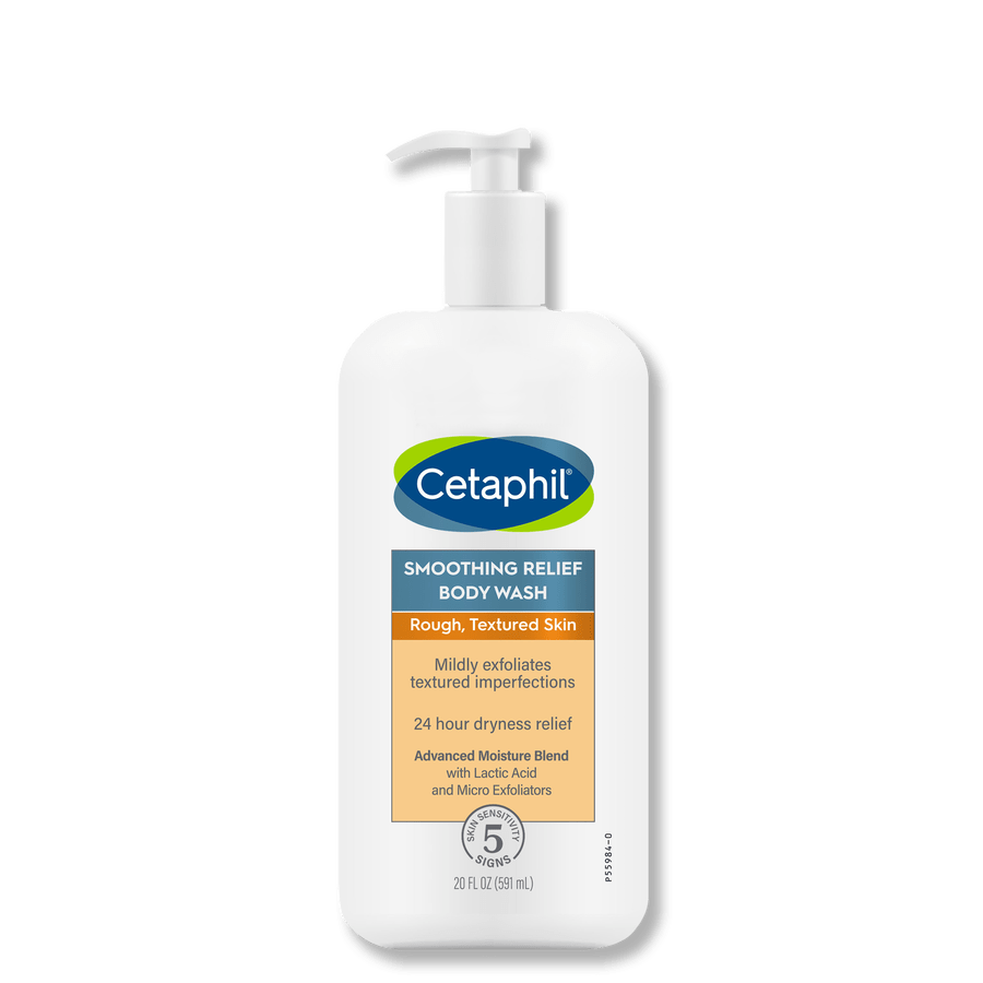 Cetaphil Smoothing Relief Body Wash.