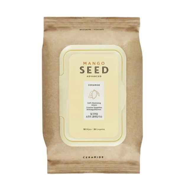 The face shop Mango Seed Soft Cleansing Wipes.
