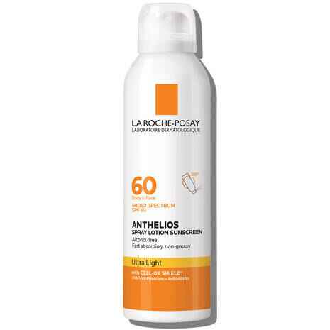La Roche Posay ANTHELIOS LOTION SPRAY SUNSCREEN SPF 60.