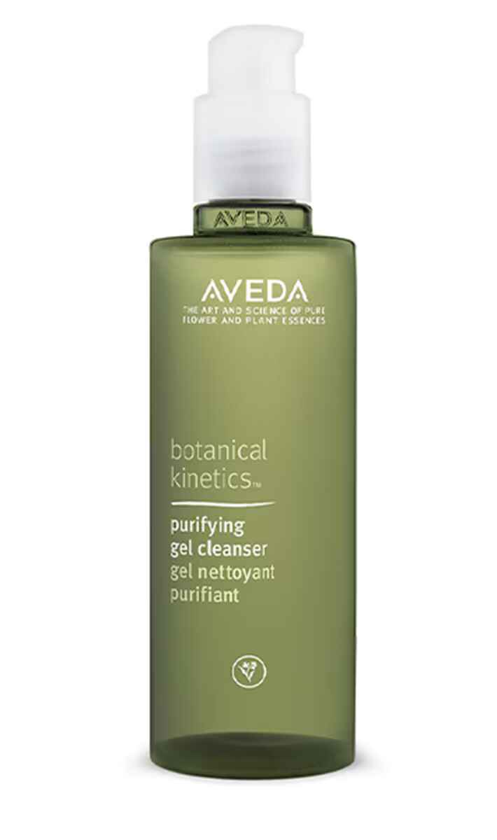 Aveda botanical kinetics purifying gel cleanser.