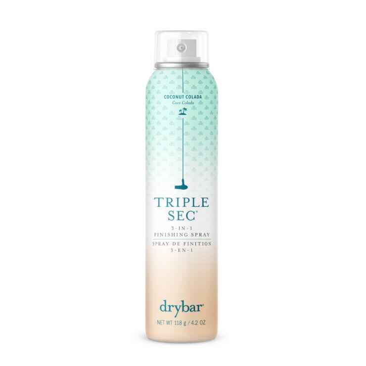 Drybar Triple Sec 3 In 1 Finishing Spray Coconut Colada scent.