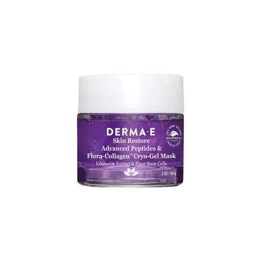 Derma E Advanced Peptides and Flora Collagen Cryo Gel Mask.
