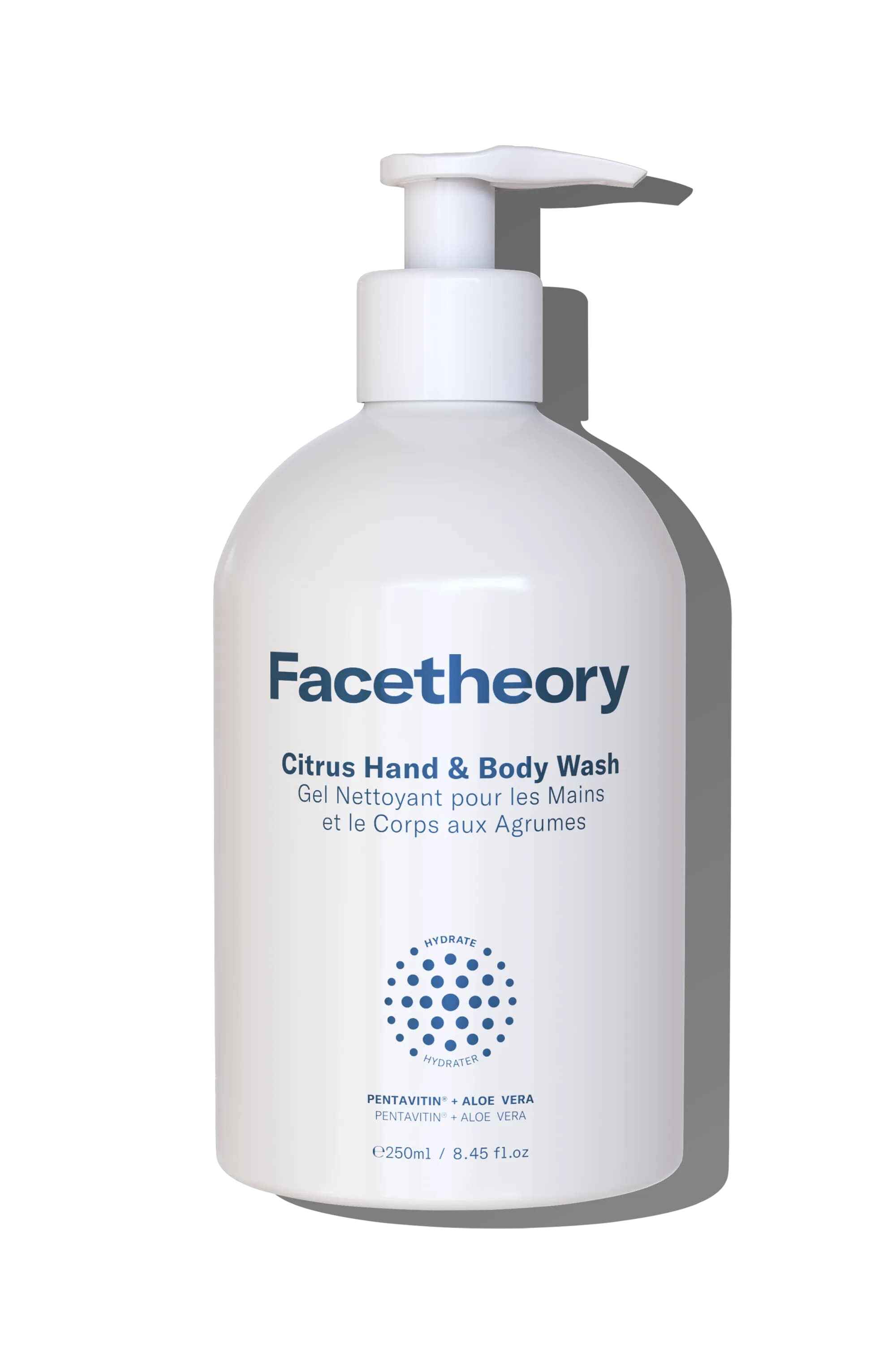 Facetheory Citrus Hand and Body Wash.