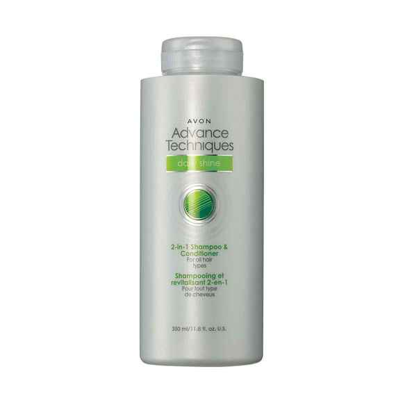 Avon Advance Techniques Daily Shine 2-In-1 Shampoo and Conditioner.