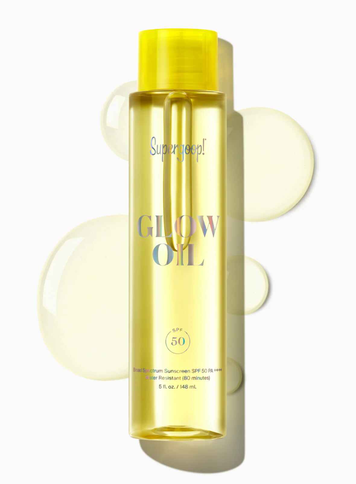 Supergoop Glow Oil SPF 50.