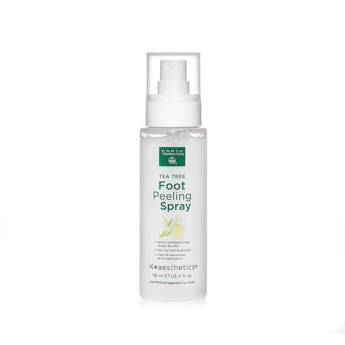 earth  Tea Tree Foot Peeling Spray.