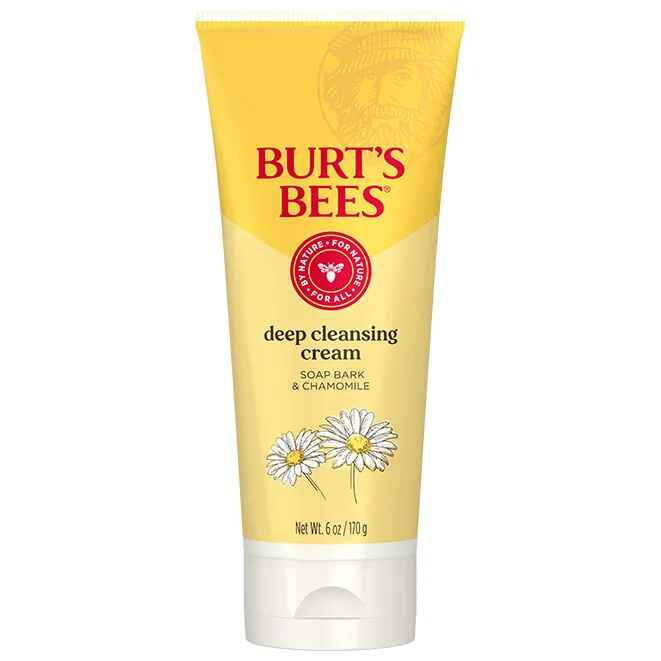 Burt's Bees Soap Bark and Chamomile Deep Cleansing Cream.