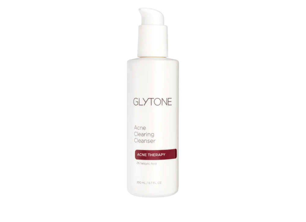 Glytone Acne Clearing Cleanser.