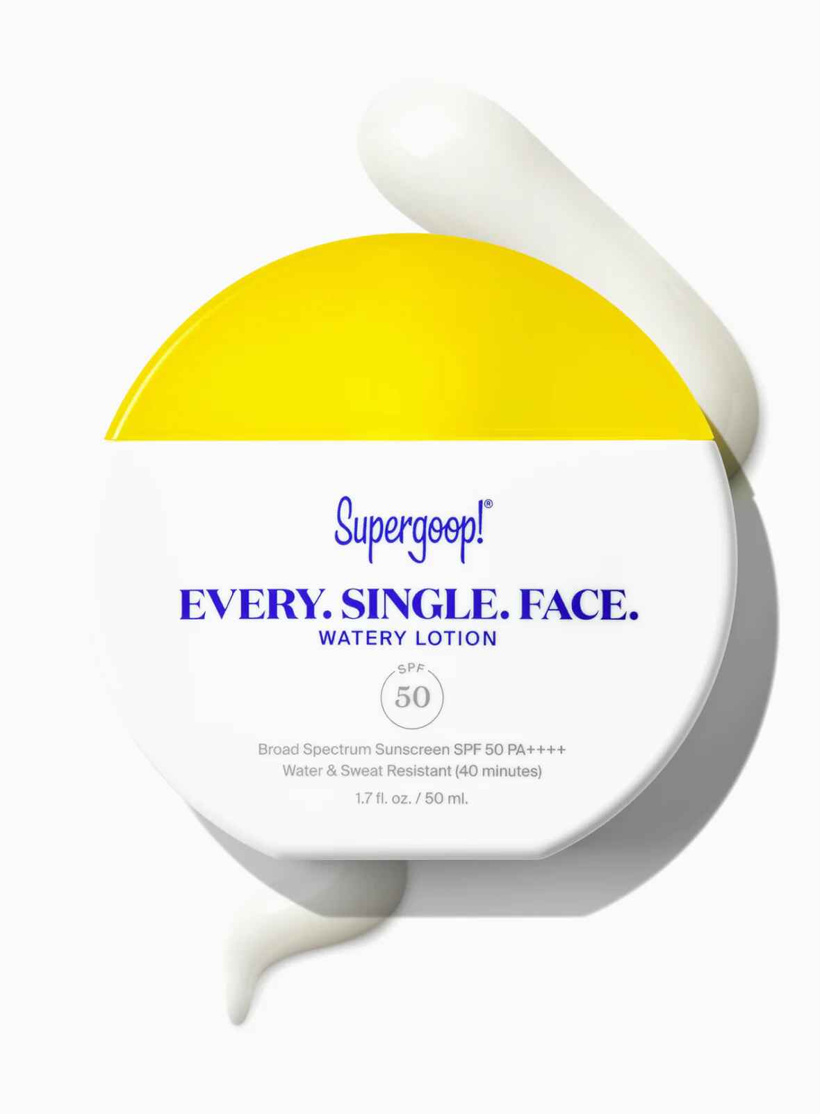 Supergoop Every Single Face Watery Lotion SPF 50.