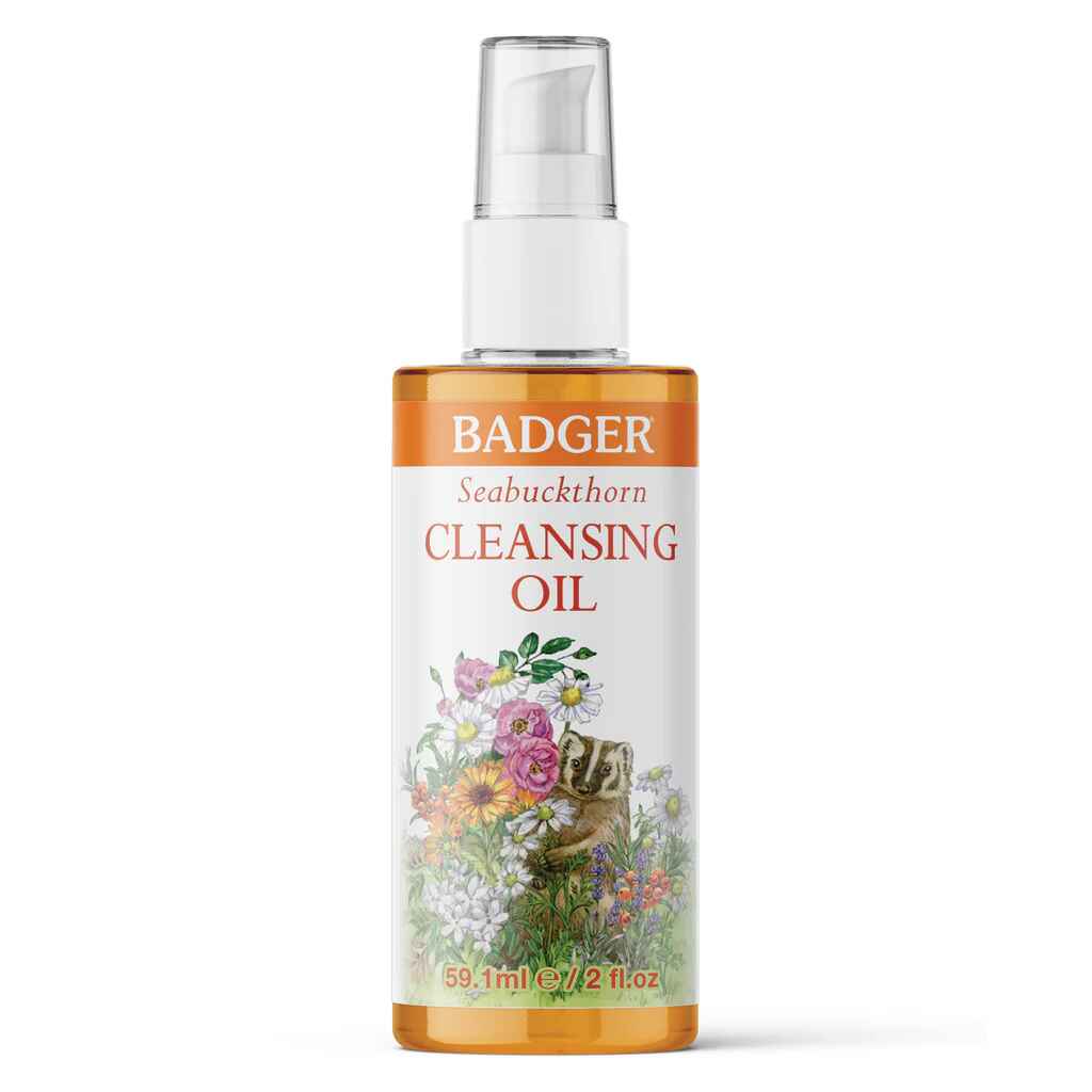 Badger Seabuckthorn Face Cleansing Oil.