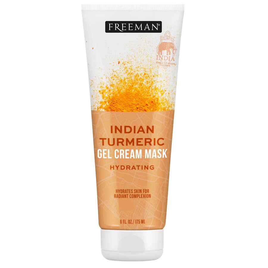 Freeman Exotic Blends Hydrating Indian Turmeric Gel Cream Mask.