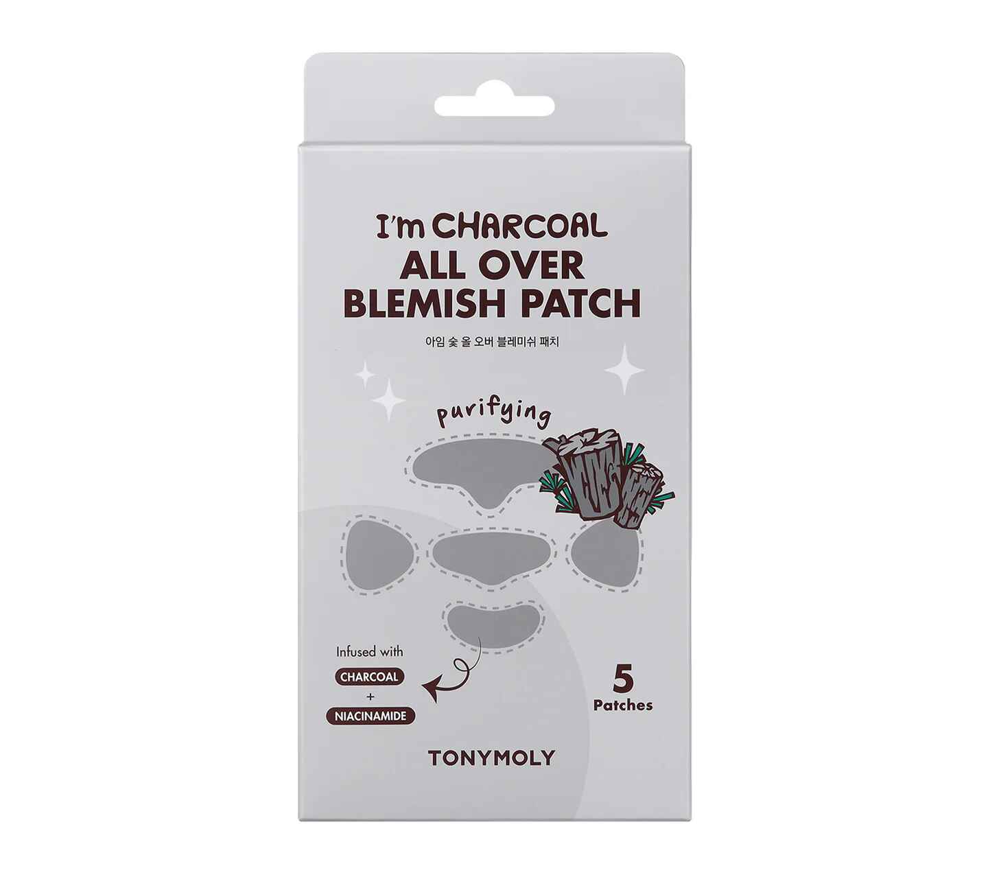 Tonymoly Im Charcoal All Over Blemish Patches.