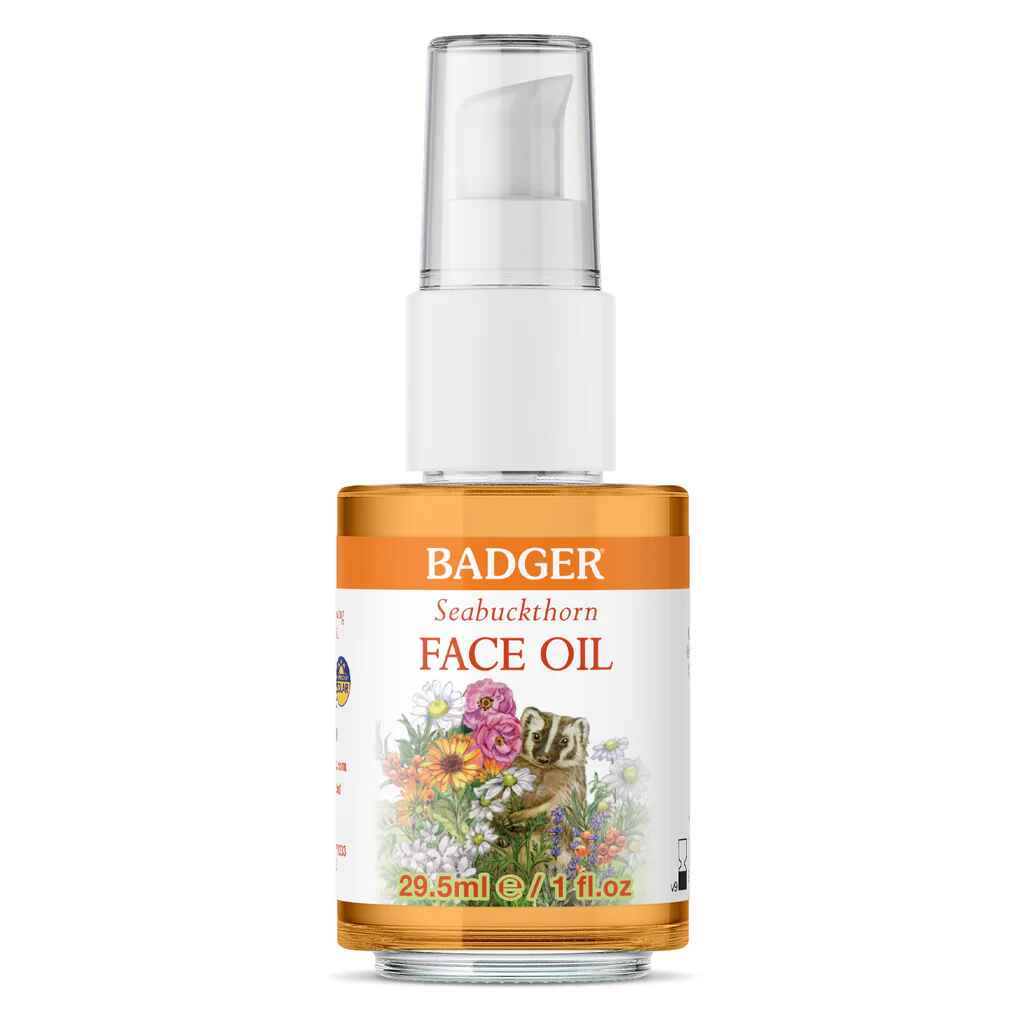 Badger Seabuckthorn Face Oil.