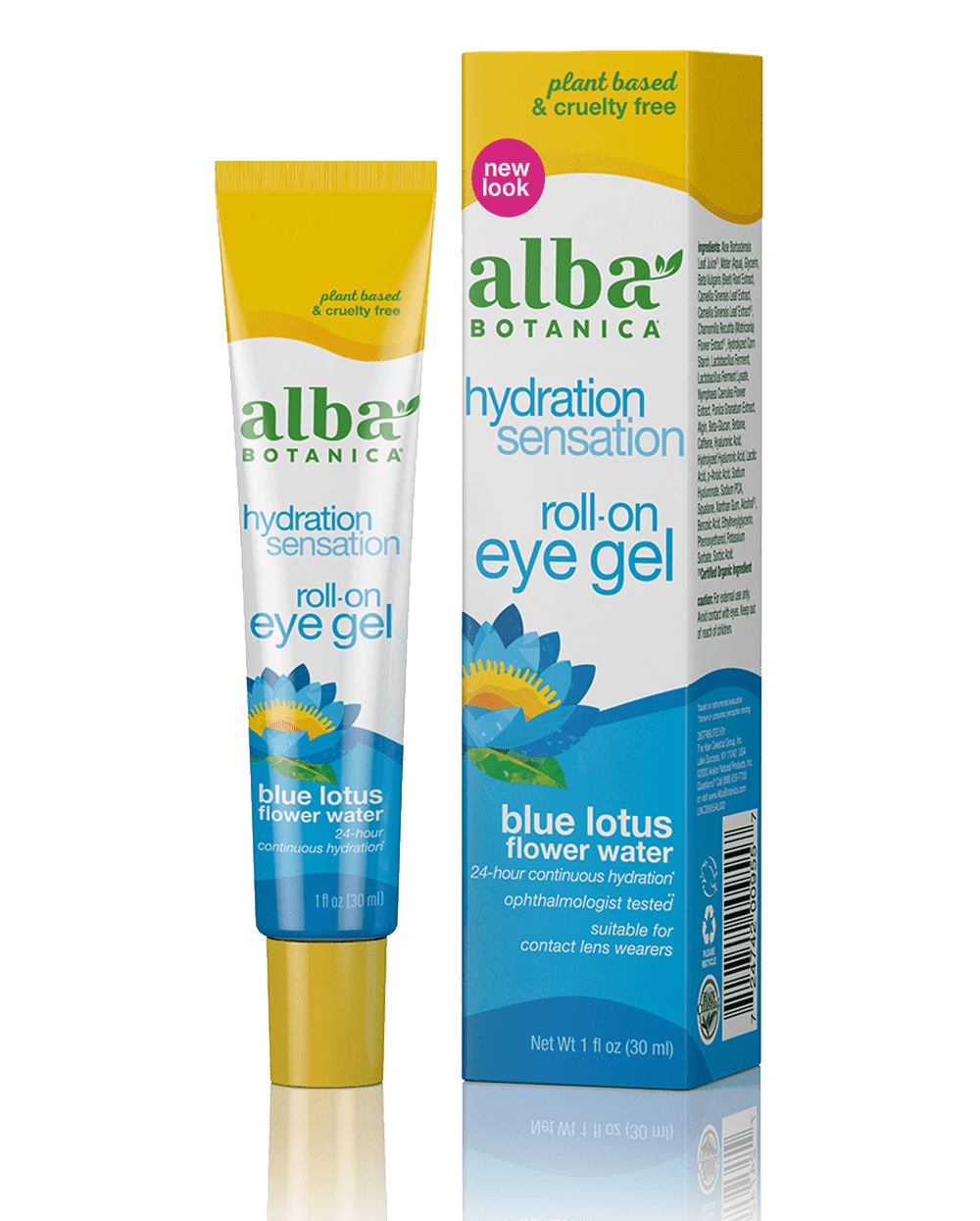 Alba Botanical hydration sensation roll on eye gel.