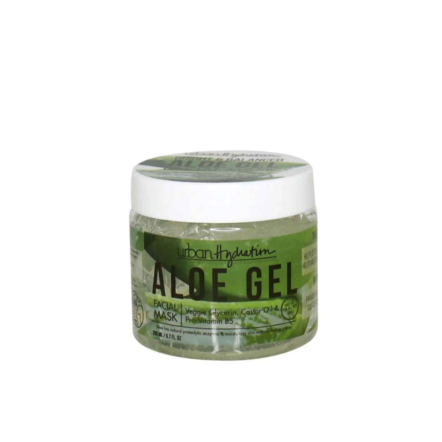 Urban Hydration Bright & Balanced Aloe Vera Leaf Facial Gel Mask.