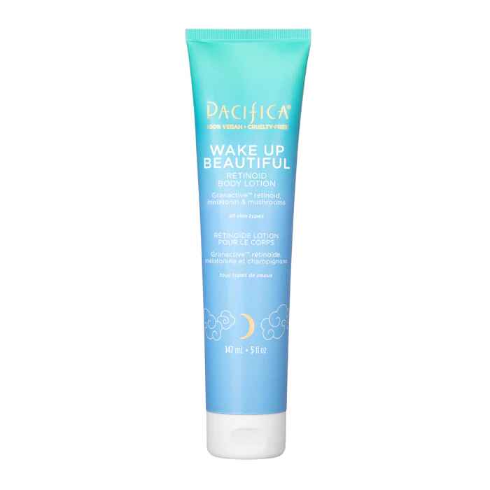 Pacifica Wake Up Beautiful Retinoid Body Lotion.