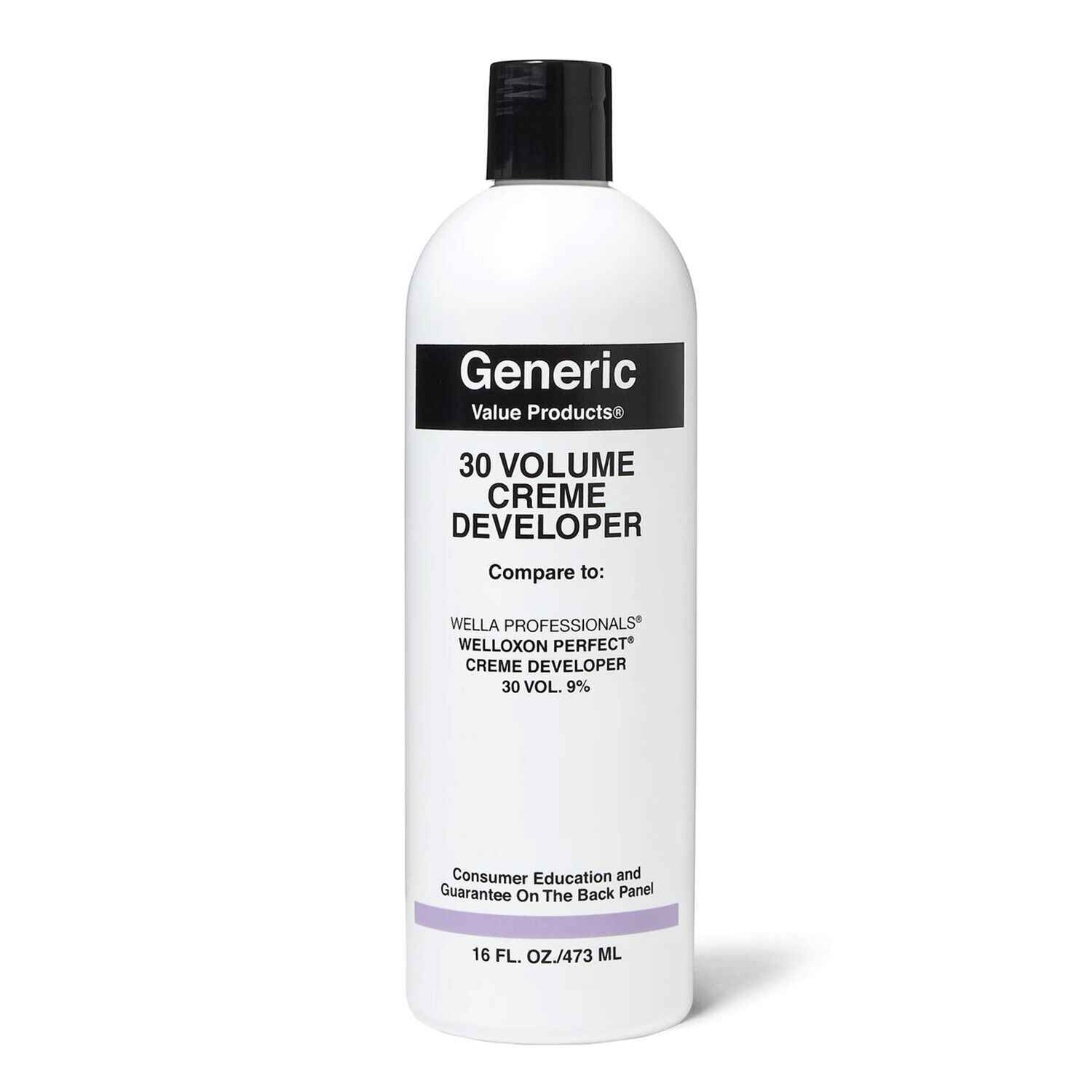 Generic Value Products 30 Volume Creme Developer Compare to Wella Welloxon Perfect Creme Developer 30 Vol 9.
