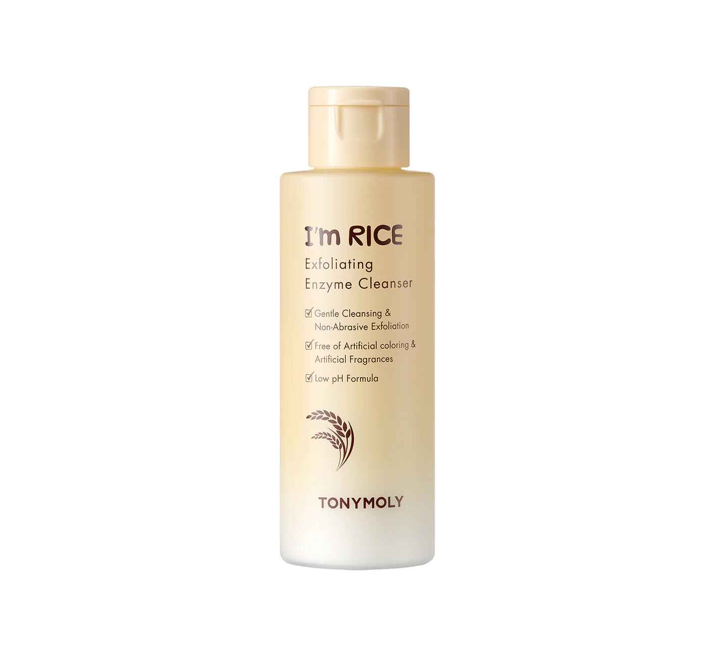 Tonymoly Im Rice Exfoliating Enzyme Cleanser.