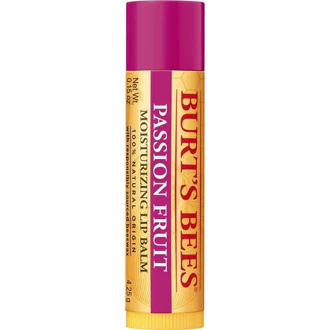 Burt's Bees Passion Fruit Moisturizing Lip Balm.