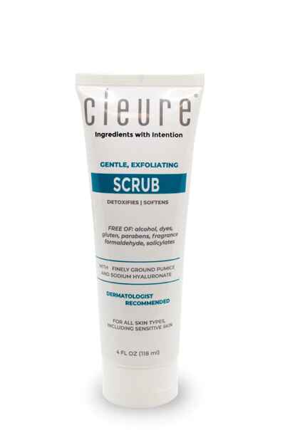 Cleure Exfoliating Scrub.