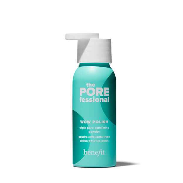 Benefit Cosmetics Triple pore exfoliating powder.