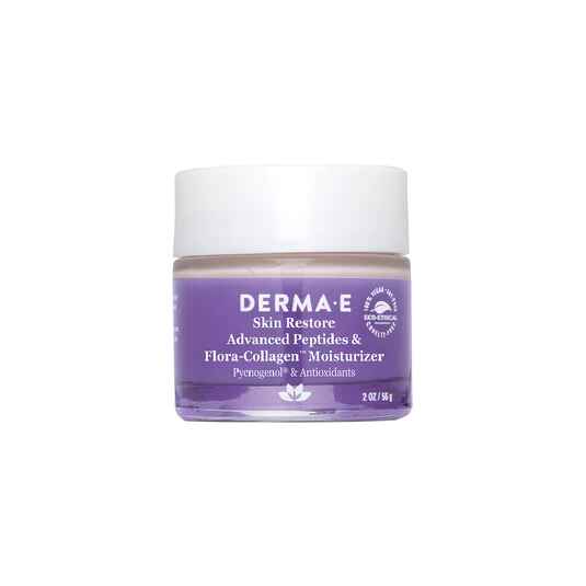 Derma E Advanced Peptides and Flora Collagen Moisturizer.
