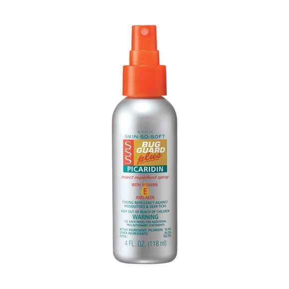 Avon Skin So Soft Bug Guard Plus Picaridin Pump Spray.