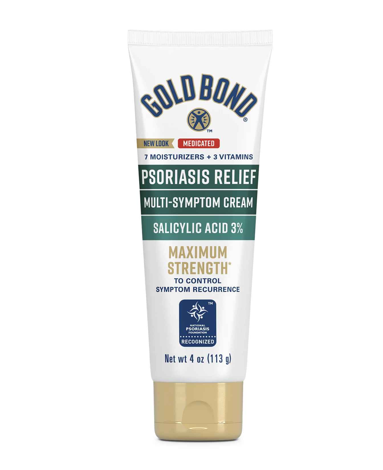 Gold Bond Psoriasis Relief Medicated Multi-symptom Cream.