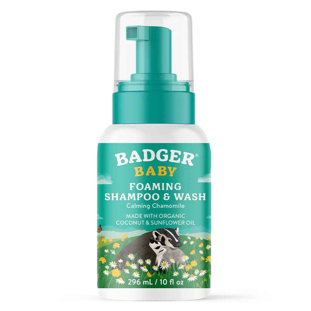 Badger Baby Foaming Shampoo & Wash.