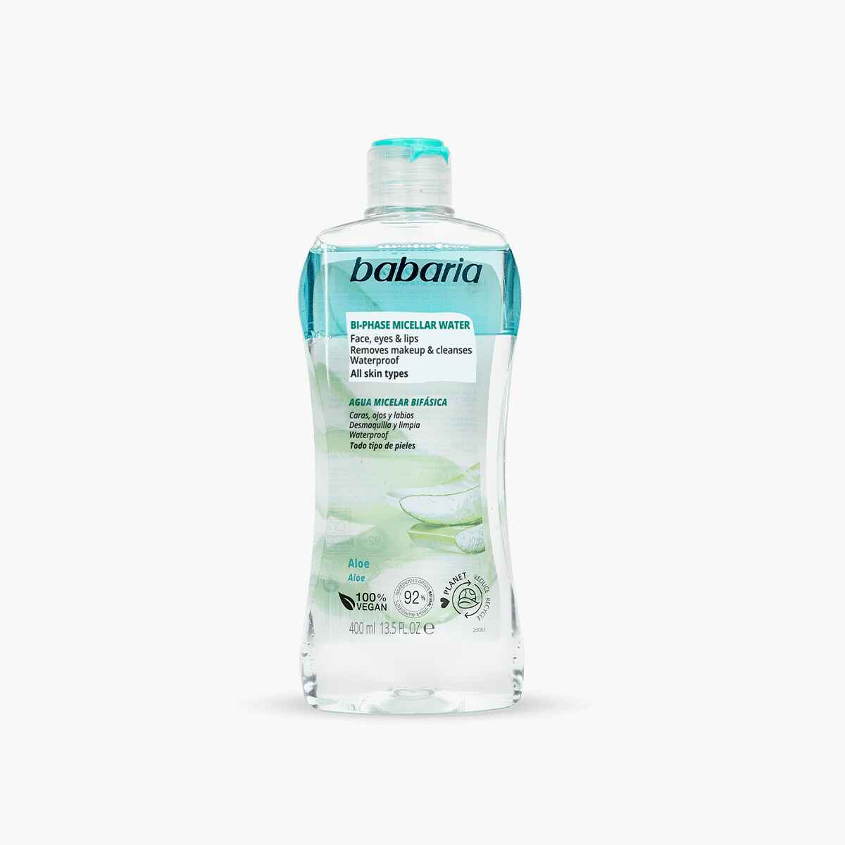 babaria Bi-Phase Aloe Micellar Water.