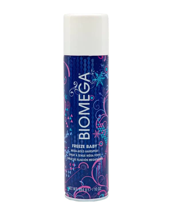 Aquage Biomega Freeze Baby Mega-Hold Hair Spray.