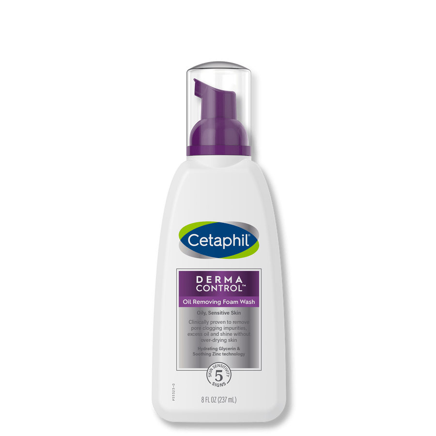 Cetaphil DermaControl Oil Removing Foam Wash.