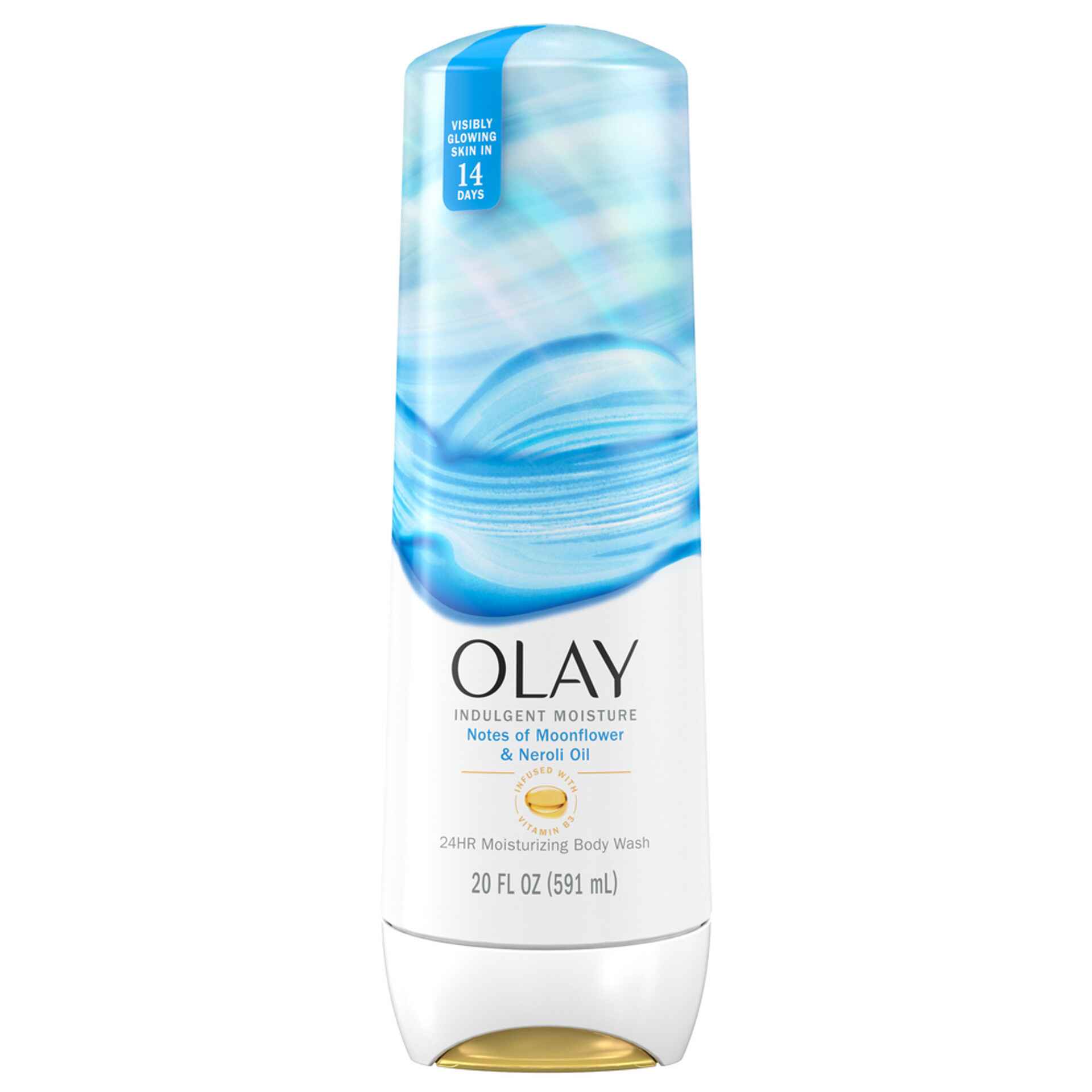 Olay Indulgent Moisture Body Wash MOONFLOWER AND NEROLI OIL.