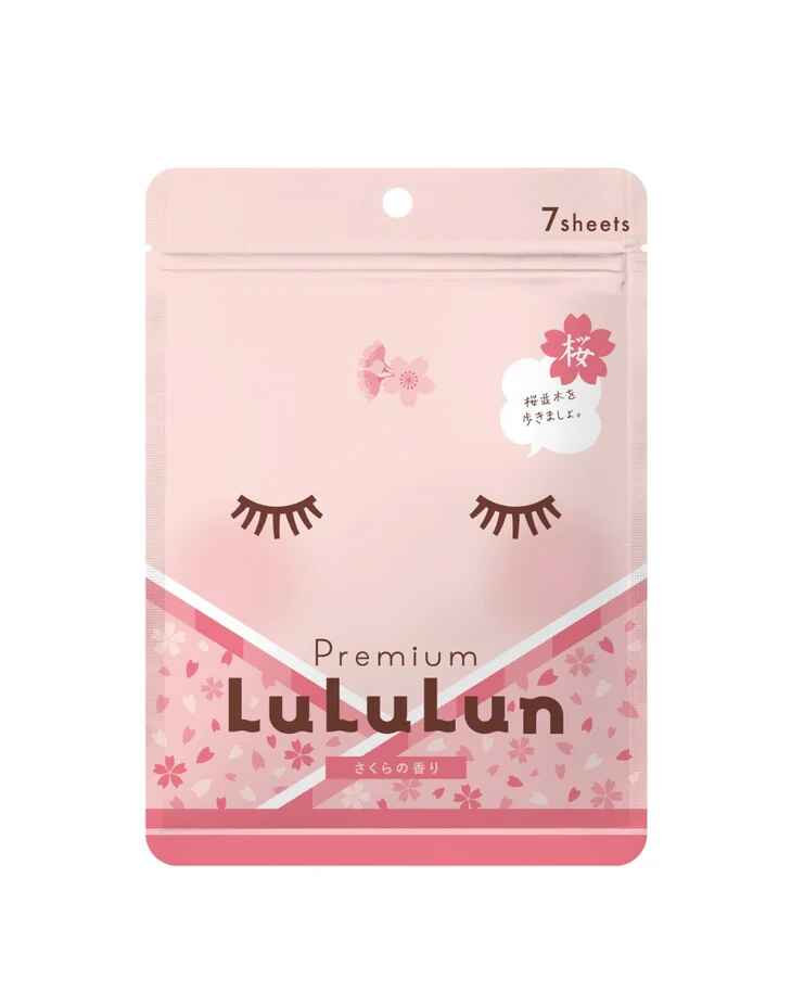 Lululun Premium Lululun Sheet Mask Spring Sakura 2022.