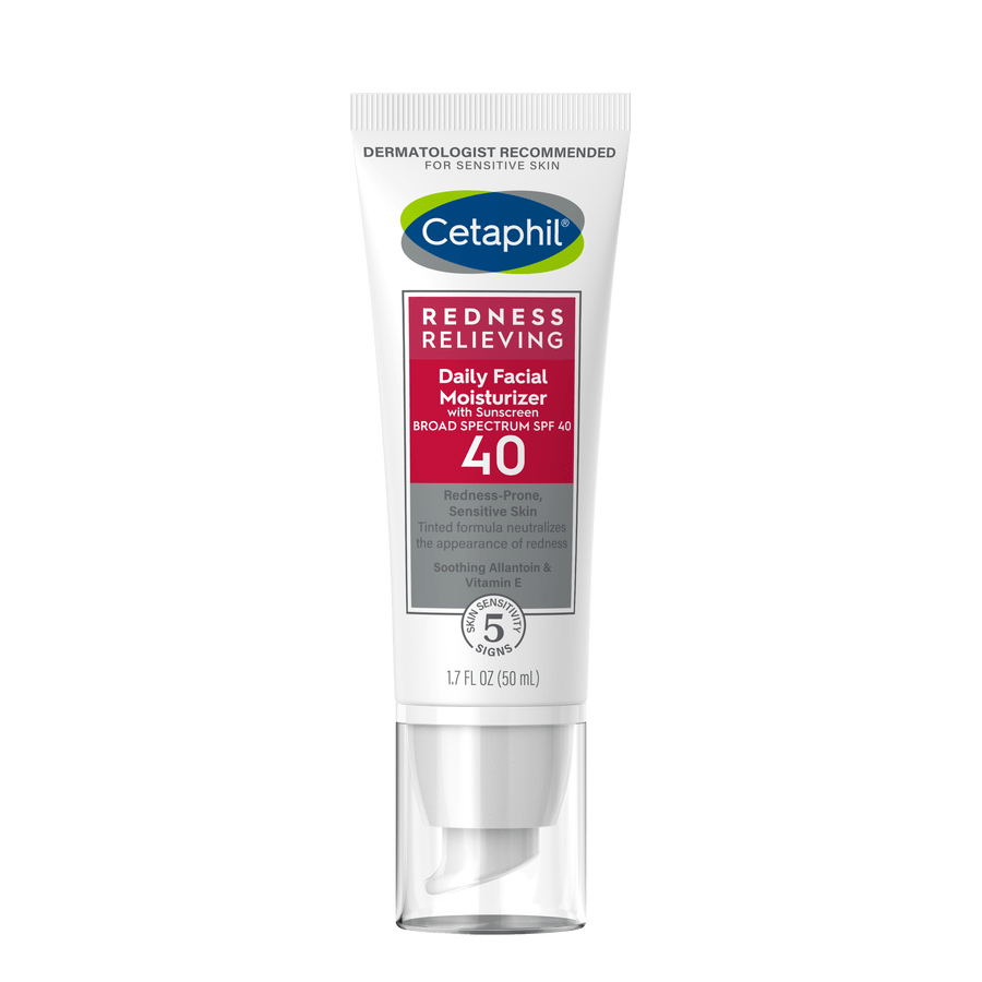 Cetaphil REDNESS RELIEVING DAILY FACIAL MOISTURIZER SPF 40.